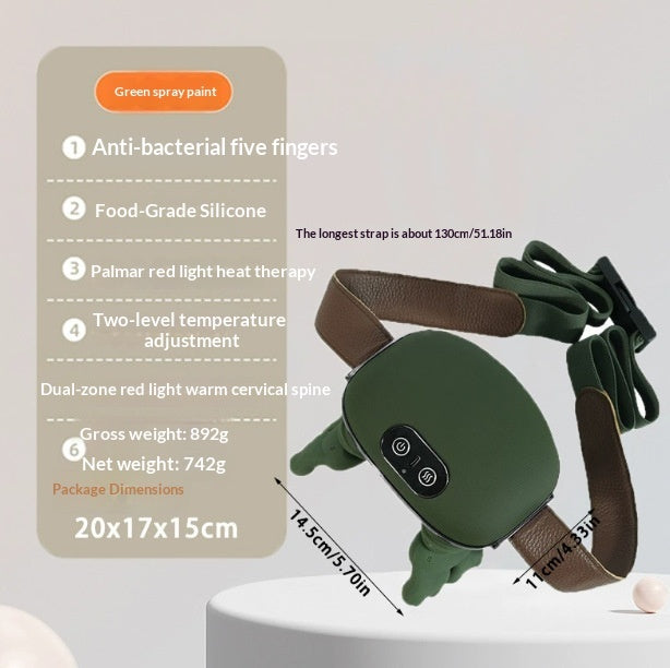 Electric Neck And Shoulder Muscle Massager Wireless Shoulder And Back Kneading Massage Shawl Neck Masajeador Relax Pain Relief